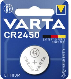 Varta Batterij Varta knoopcel CR2450 lithium blister a 1stuk