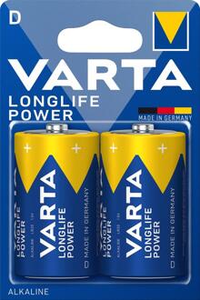 Varta Batterij Varta Longlife Power 2xD