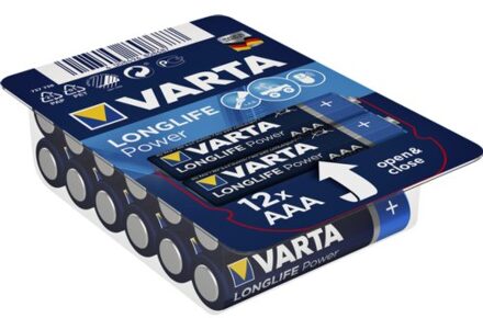 Varta Batterij Varta Longlife Power big box 12xAAA