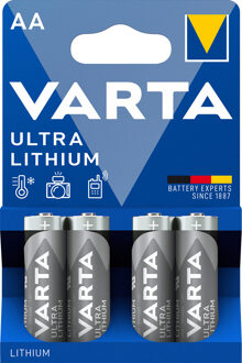 Varta Batterij Varta Ultra lithium 4xAA