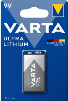 Varta Batterij Varta Ultra lithium 9Volt
