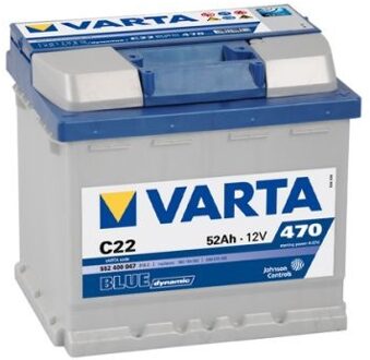Varta Blue Dynamic C22 accu 12V 52Ah(20h)