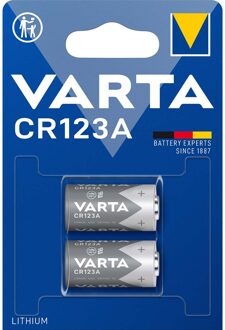 Varta CR123A Fotobatterij 3 V 1600 mAh 2 stuks