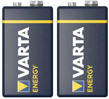 Varta Energy Alkaline batterij - 2x - 9V - blokbatterij - LR61