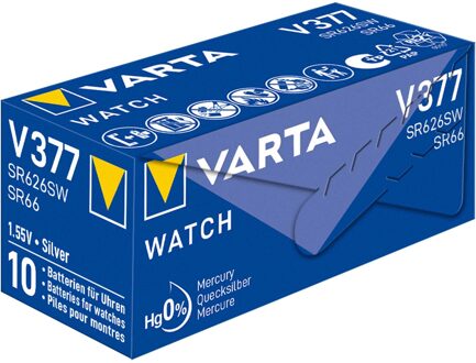 Varta Horloge batterij V377, 1.55V