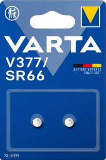 Varta Knoopcel V377/SR66 - Batterij - 2 stuks