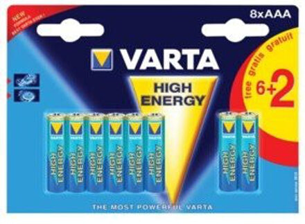 Varta Longelife Power Aaa Blister 8 Lr03