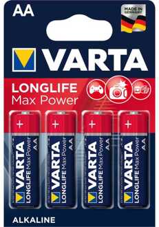 Varta Longlife Max Power AA Batterijen