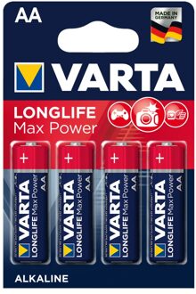 Varta Longlife Max Power AA Batterijen