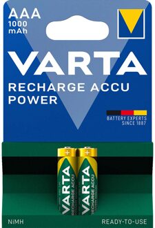 Varta NiMH Akku 'Rechargeable Accu', Micro (AAA), 1.000 mAh