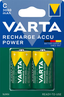 Varta Oplaadbare Batterij Nimh Hr14 C 12v 3000mah 2st 56714101402