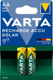 Varta oplaadbare batterijen - Solar HR06 AA 800 mAh