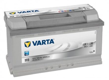 Varta Silver Dynamic H3 accu 12V 100Ah(20h)