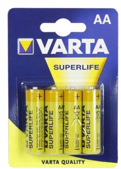 Varta Superlife Aa-batterijen 4 Stuks
