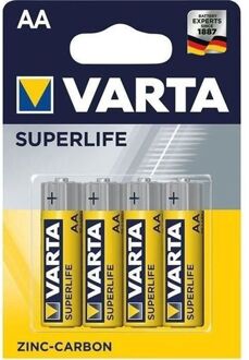 Varta Superlife AA-batterijen 4 stuks