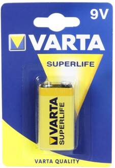 Varta Superlife batterijen 9V
