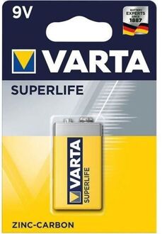 Varta Superlife batterijen 9V