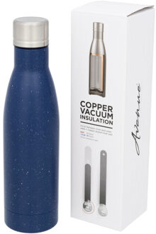 Vasa gespikkelde koperen vacuüm geïsoleerde fles Blauw - One size