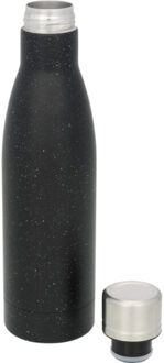 Vasa gespikkelde koperen vacuüm geïsoleerde fles Zwart - One size
