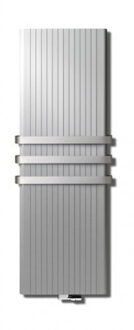 Vasco Alu Zen designradiator 1800x600mm 2155 watt aansluiting 66 aluminium grijs (M302) 111140600180000660302-0000