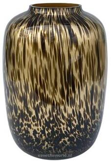 Vase the World Artic Cheetah Vaas M Goud