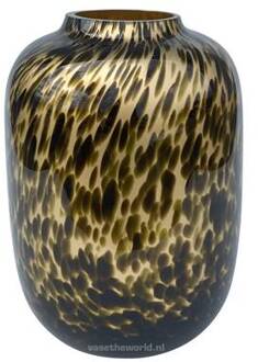 Vase the World Artic Cheetah Vaas S Goud