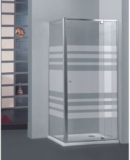 Vaste Wand Priva 80x190cm Horizontale Lijnen