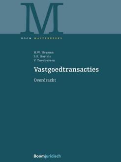 Vastgoedtransacties Deel 2 - Boom Masterreeks