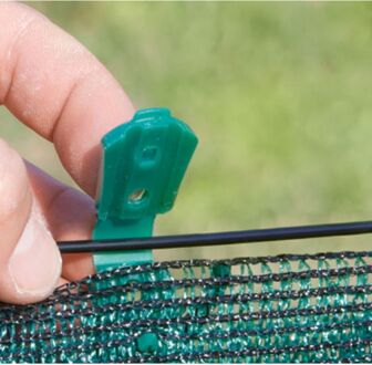 Vasthechtingsclips voor netten / doeken / schermen - set van 20 stuks