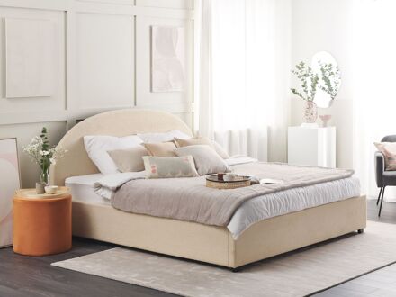 VAUCLUSE Bed met opberger beige 180x200