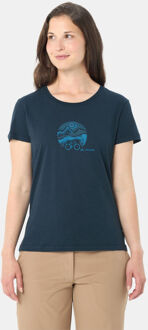 Vaude Cyclist T-Shirt V Blauw - 38