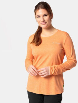 Vaude Essential LS T-Shirt Dames Oranje - 38
