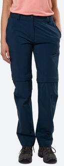 Vaude Farley II Stretch ZO Broek Regular Dames Blauw - 44