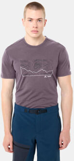 Vaude Tekoa Wool T-Shirt Paars - XXL