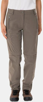 Vaude Women'S Farley Stretch Zo T-Zip Pants Ii Bruin - 48 Regular