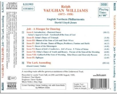 Vaughan Williams: Job, The Lark Ascending / Lloyd-Jones