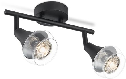 Vaya LED Opbouwspot 2L - Zwart