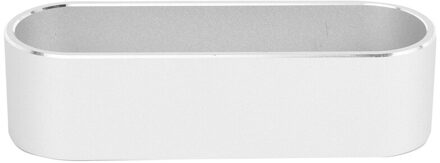 Vaydeer Visitekaartje Doos Metalen Visitekaartje Case Legering Visitekaartje Doos Visitekaartje Opbergdoos Case Voor Kantoor, zilverachtige