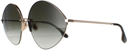 VB220S 713 gouden saliegroene zonnebril met kleurverloop - One Size