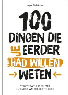 VBK Media 100 Dingen Die Je Eerder Had Willen Weten - Inger Strietman