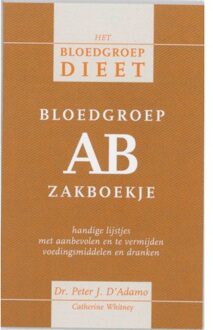 VBK Media Bloedgroep AB zakboekje - Boek P. D'Adamo (9032508881)