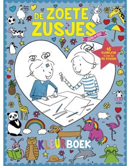 VBK Media Boek Zoete Zusjes Kleurboek Met Meer Dan 100 Stickers