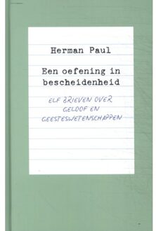 VBK Media Een Oefening In Bescheidenheid - Herman Paul