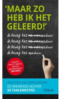 VBK Media Maar zo heb ik het geleerd! - Boek Wouter van Wingerden (9460773265)