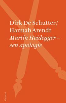 VBK Media Martin Heidegger - een apologie - Boek Dirk de Schutter (9086871763)