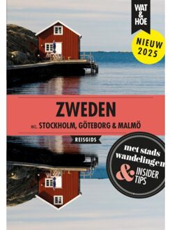 VBK Media Reisgids Wat & Hoe Reisgids Zweden | Kosmos Uitgevers