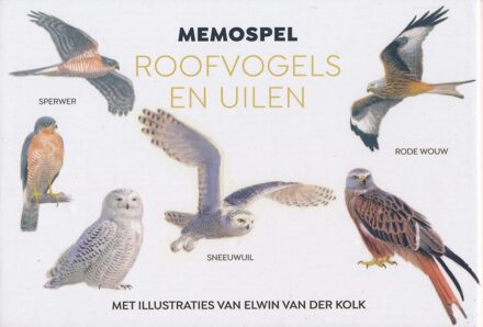 VBK Media Roofvogels En Uilen Memospel - Elwin van der Kolk