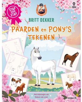 VBK Media Stap Voor Stap Paarden En Pony's Tekenen - Meer Paardenpraat - Britt Dekker
