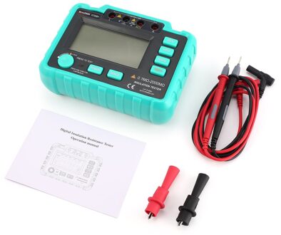 VC60B + 1000V Digitale Auto Range Isolatieweerstand Meter Tester Megohmmeter Megger Hoogspanning Led Indicatie 1999 Counts