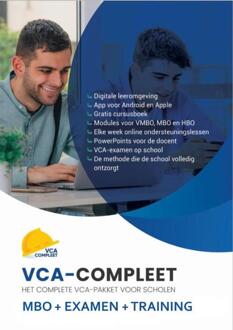 VCA-Compleet MBO met lessen op school -  A.J. Verduijn (ISBN: 9789491595646)